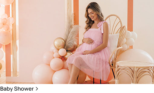 open lace back dress Light Pink Baby Shower Dresses That You Can get Now on Amazon main image 1