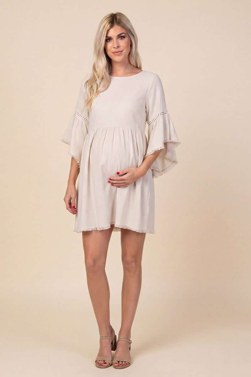 Summer Mae Boho Babymoon Mini Dress