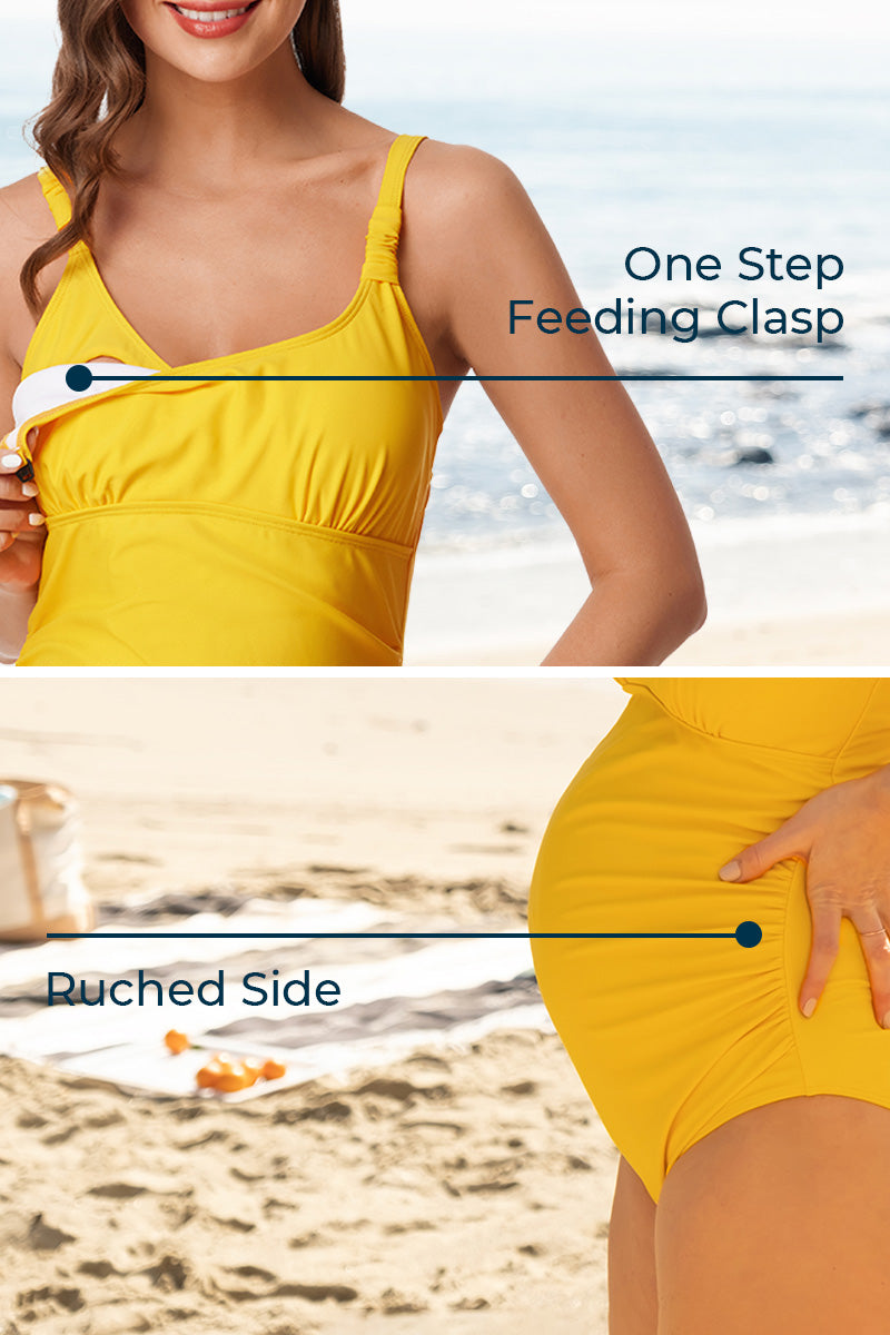 nursing-one-piece-maternity-swimsuit#color_mustard