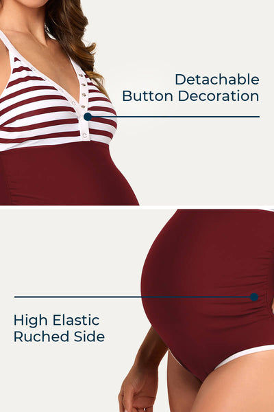 maternity-one-piece-nursing-swimsuit-with-metal-button-front#color_wine-red-strokes-burgundy