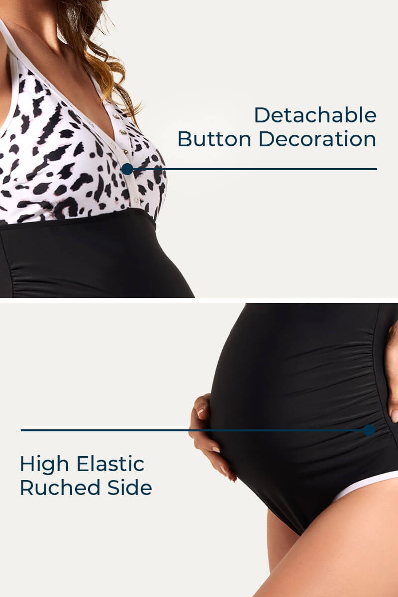 maternity-one-piece-nursing-swimsuit-with-metal-button-front#color_leopard-17-black