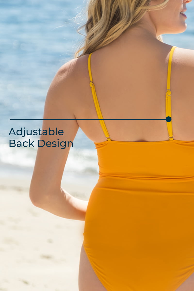 one-piece-front-tie-knot-cutout-swimsuit-color-block-pregnancy-swimwear#color_mustard-orange-crush