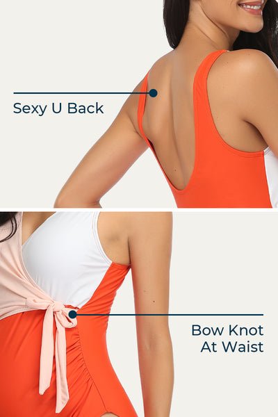 plus-size-tie-closure-maternity-one-piece-bathing-suit#color_mauve-white-orange-crush