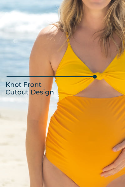 one-piece-front-tie-knot-cutout-swimsuit-color-block-pregnancy-swimwear#color_mustard-orange-crush