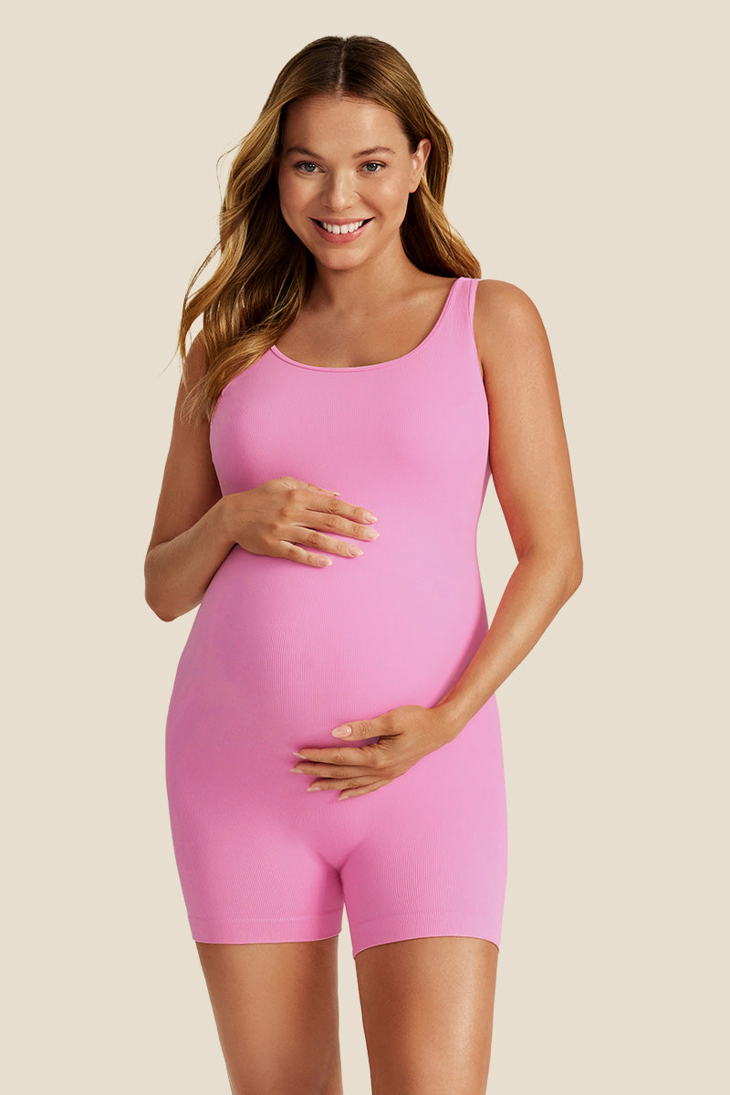 round-neck-ribbed-sleeveless-maternity-bodysuit#color_bright-pink
