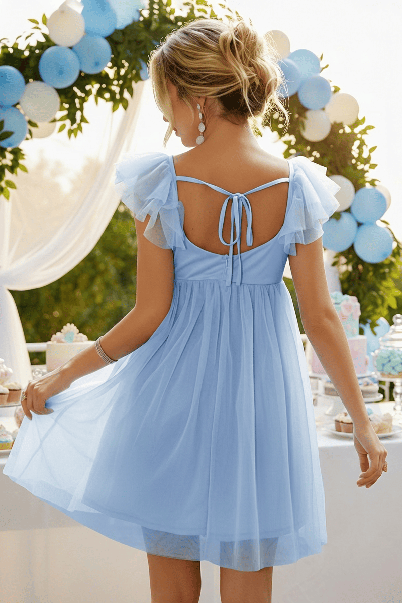 baby shower a-line dress AISWI Summer Maxi Maternity Dress Pockets Casual Vacation Boho Baby Shower  Short Sleeves A Line Beach, Grey Blue, Small at Amazon Women's Clothing  store