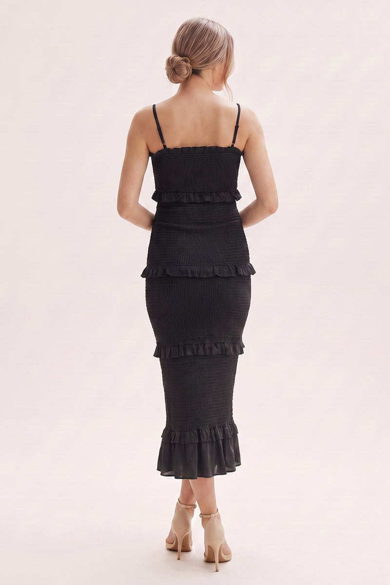 Summer Mae Smocked Maternity Bodycon Dress