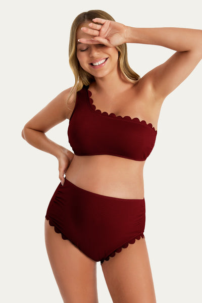 one-shoulder-scalloped-high-waist-maternity-bikini#color_burgundy