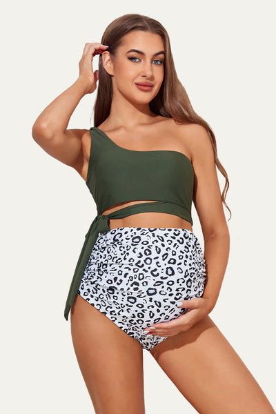 womens-one-shoulder-maternity-swimsuit#color_olive-snow-leopard