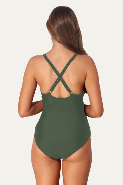 one-piece-crisscross-back-maternity-swimsuit#color_olive