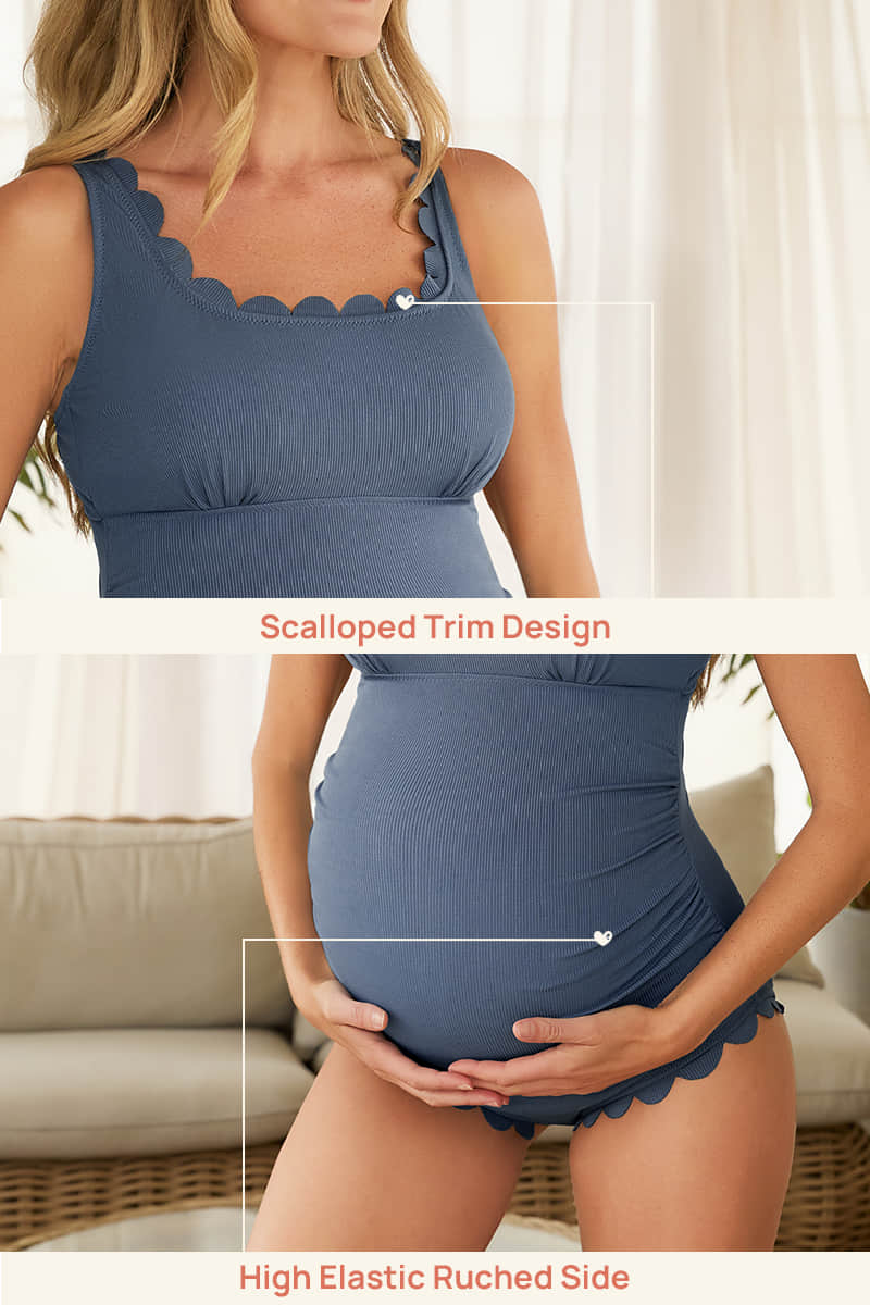 one-piece-petal-like-neckline-maternity-swimwear-ribbed-pregnancy-bathing-suit#color_baby-blue