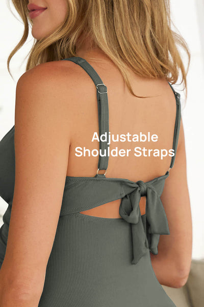 one-piece-petal-like-neckline-maternity-swimwear-ribbed-pregnancy-bathing-suit#color_olive