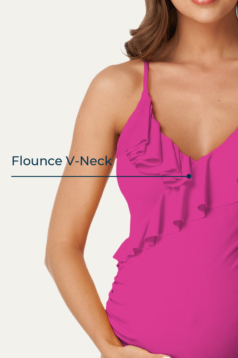 flounce-v-neck-one-piece-maternity-swimsuit-with-adjustable-shoulder-straps#color_cerise