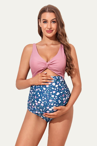 one-piece-criss-cross-cutout-maternity-swimwear#color_mauve-little-flower