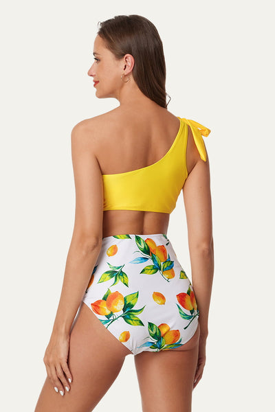 maternity-cutout-one-shoulder-bikini-set-tie-side-pregnancy-swimwear#color_mustard-lemon-1