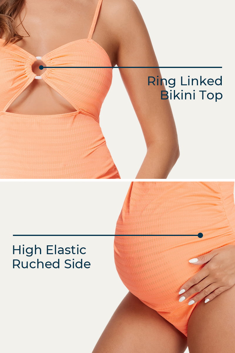 one-piece-o-ring-front-maternity-swimsuit#color_orange-crush