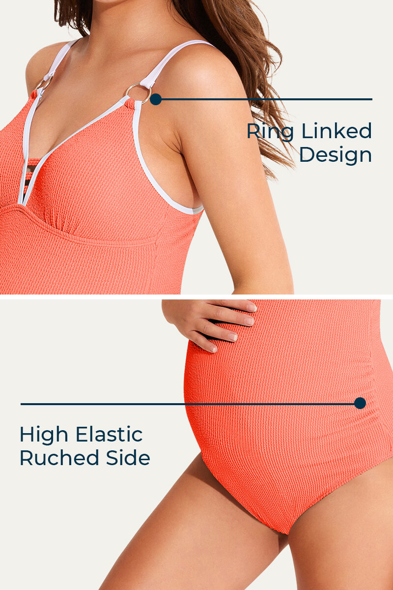 one-piece-ring-link-v-neck-bathing-suit-pregnant-swimwear#color_shell-pink