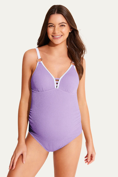 one-piece-ring-link-v-neck-bathing-suit-pregnant-swimwear#color_violet