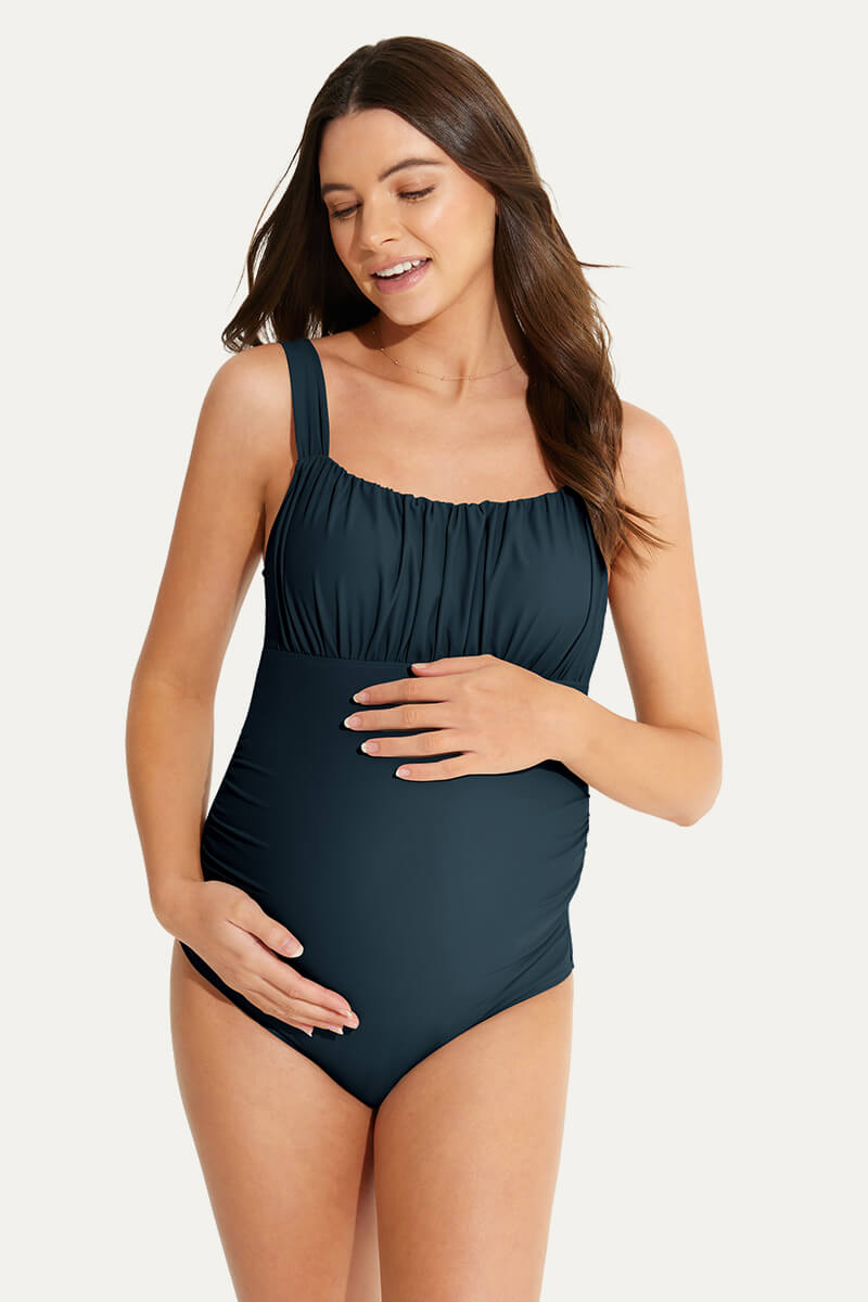 one-piece-ruching-front-maternity-swimsuit-back-bow-knot-pregnancy-swimwear#color_sacramento