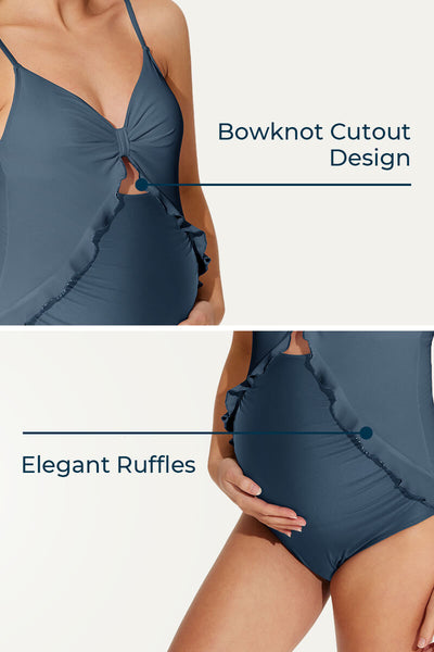 adjustable-straps-ruffle-maternity-swimsuit-one-piece-pregnancy-swimwear#color_denim-blue