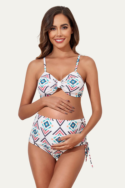 two-piece-reversible-butterfly-bow-tie-pregnant-bikini-set#color_arrow-surrounded-marsala