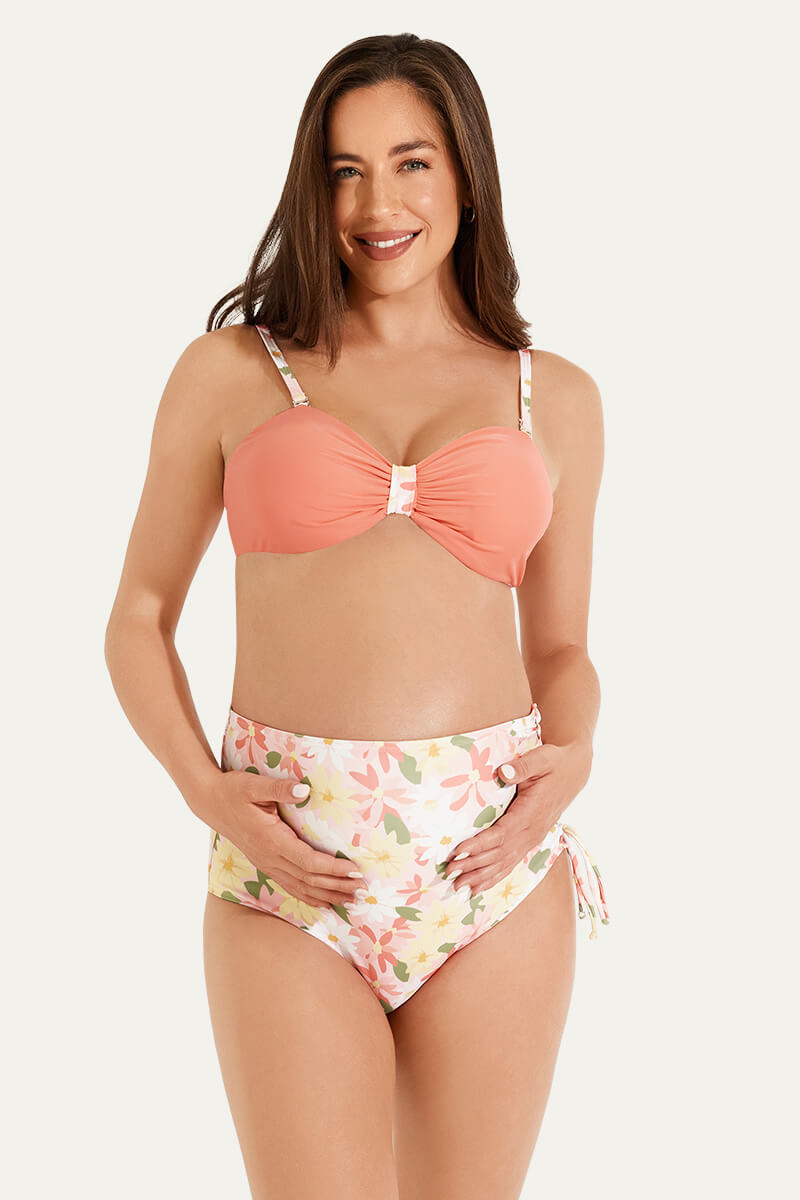 two-piece-reversible-butterfly-bow-tie-pregnant-bikini-set#color_dreamy-flower-fairy-shell-pink