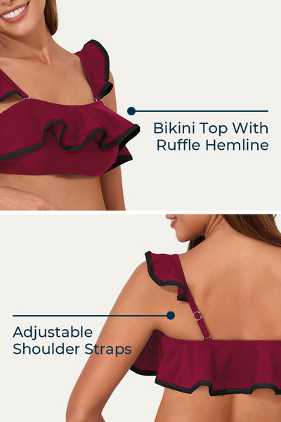 womens-ruffle-hemline-two-piece-sexy-maternity-swimwear#color_burgundy