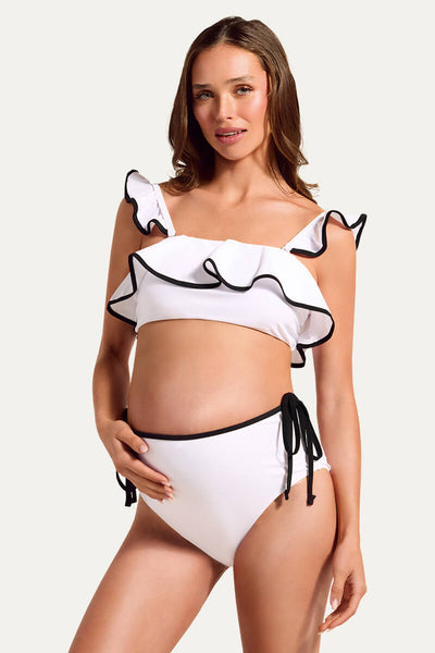 womens-ruffle-hemline-two-piece-sexy-maternity-swimwear#color_white