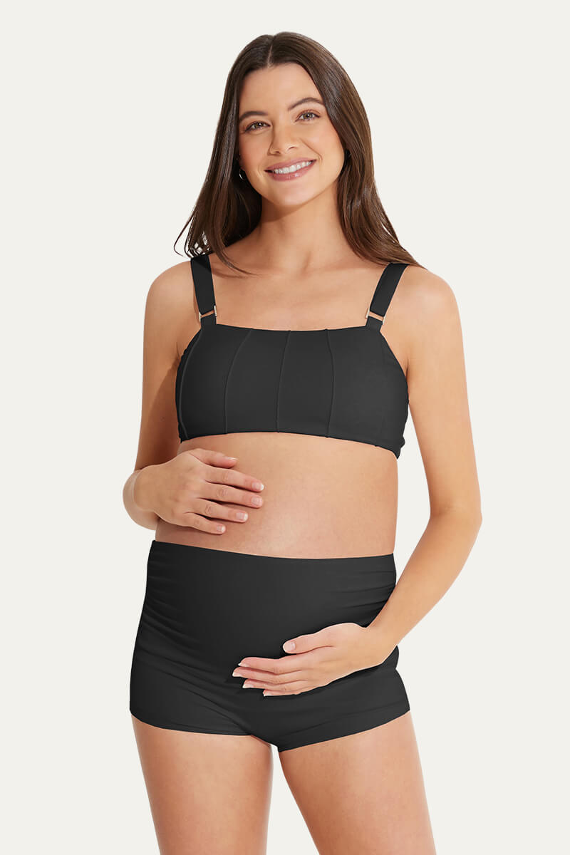 two-piece-high-waist-bikini-maternity-set-with-bandeau-top#color_black