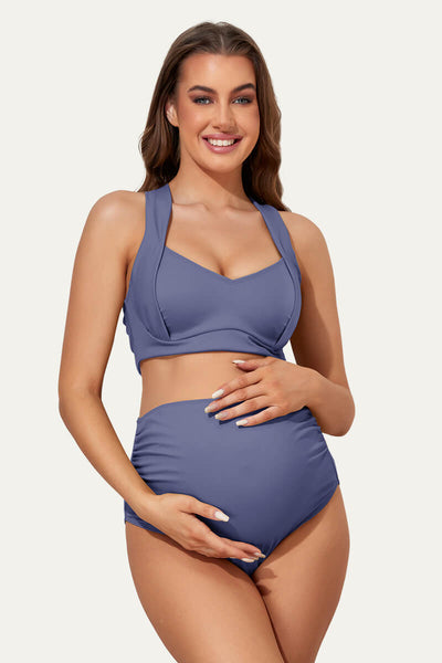 two-piece-maternity-suit-with-ruched-front-and-criss-cross-tie-back#color_baby-blue