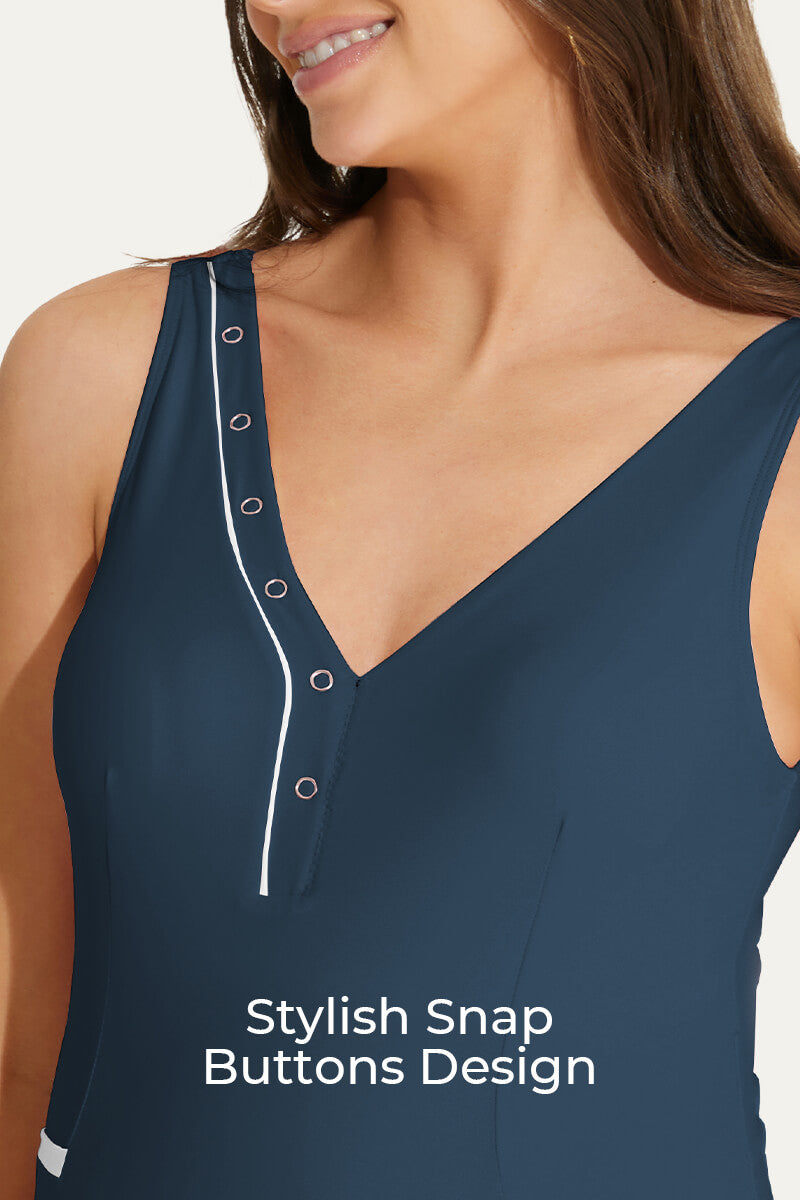 womens-one-piece-v-neck-bow-tie-back-maternity-swimsuits#color_denim-blue