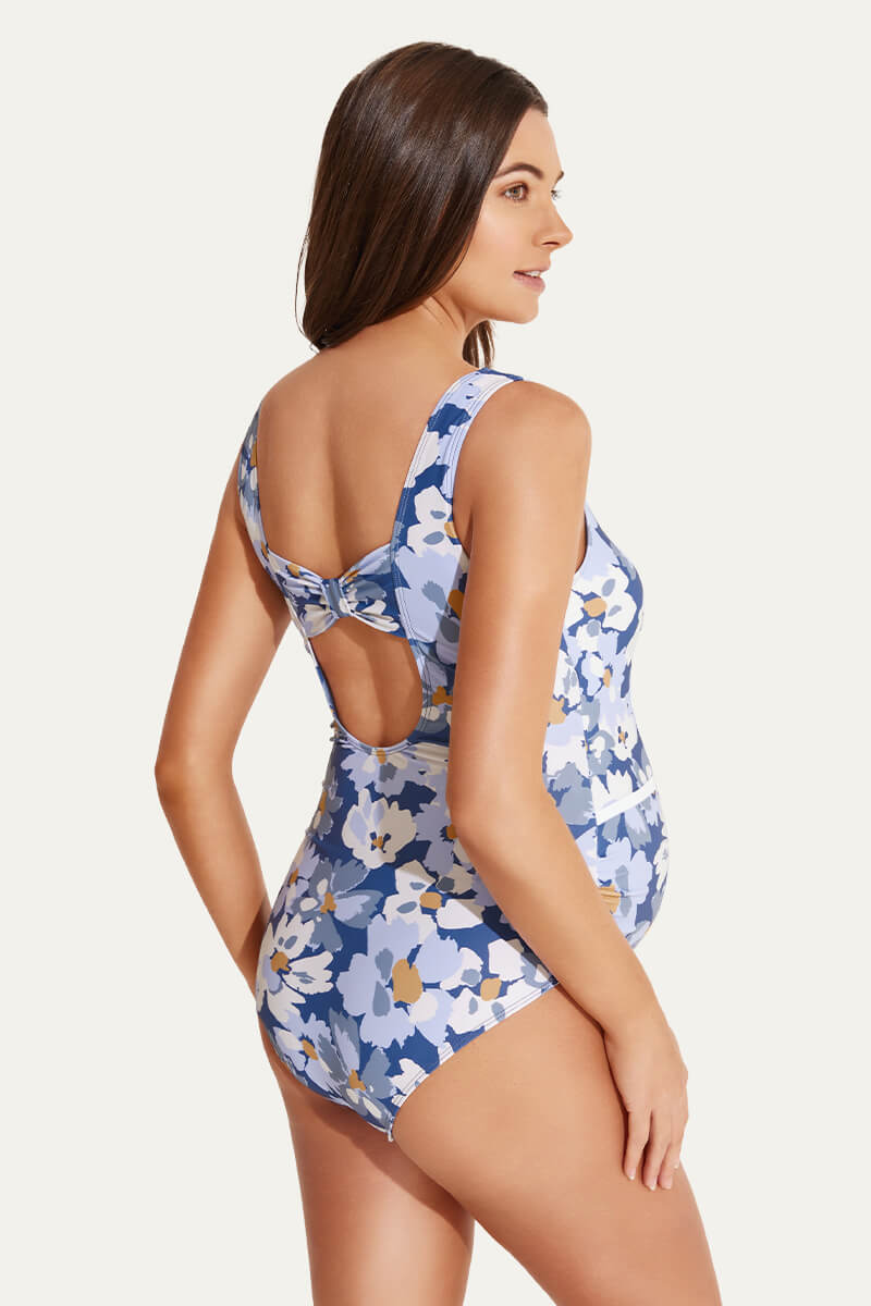 womens-one-piece-v-neck-bow-tie-back-maternity-swimsuits#color_dewdrop-blooms