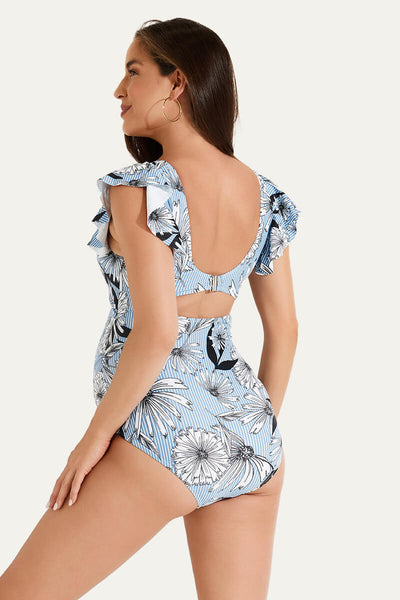 high-waisted-one-piece-ruffled-cutout-swimsuits-for-pregnant-women#color_blue-daisy-stripes