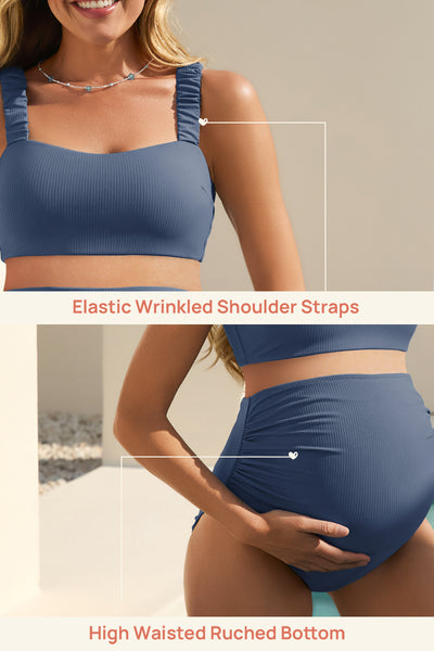 high-waisted-ribbed-maternity-bikini-set-with-stylish-crop-top#color_smoke-blue