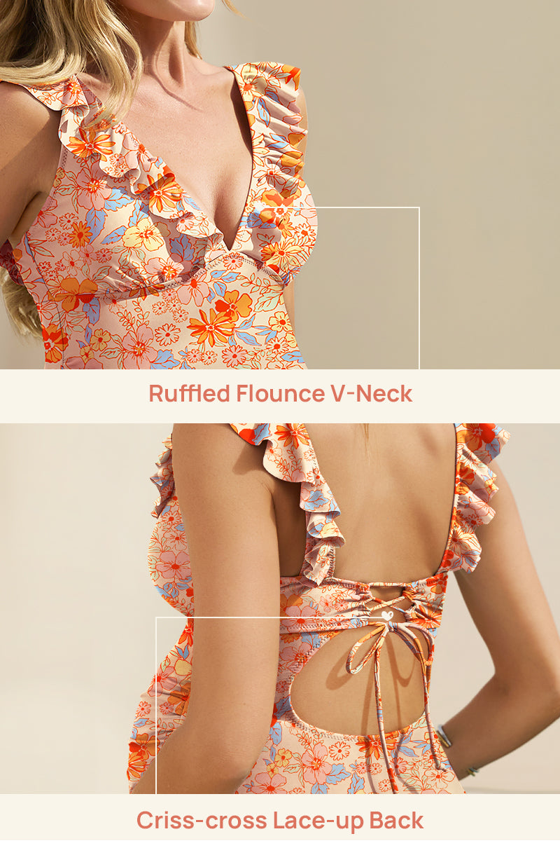 lace-up-back-ruffled-maternity-one-piece-swimsuit#color_hibiscus-pink