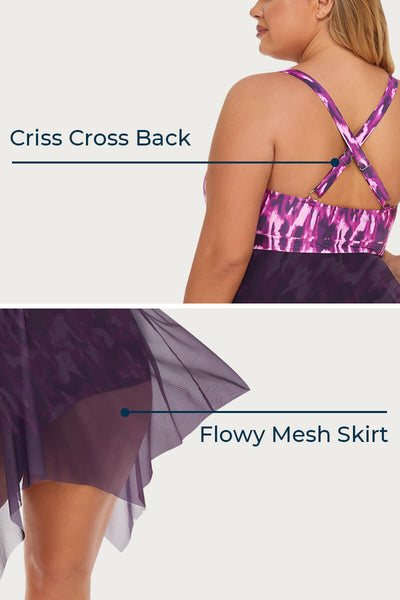one-piece-plus-size-flowy-mesh-swimdress-with-drawstring-tie-knot#color_tie-dye-amethyst