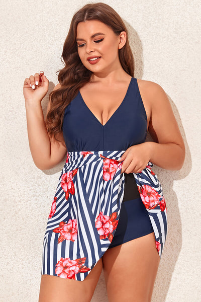 plus-size-one-piece-vintage-cutout-back-swimdress-for-women#color_navy-navy-bloom