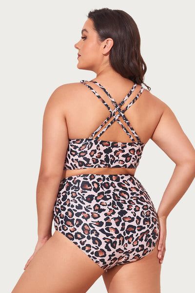 womens-plus-size-v-neck-bikini-swimsuit-with-high-waisted-bottoms#color_leopard-47