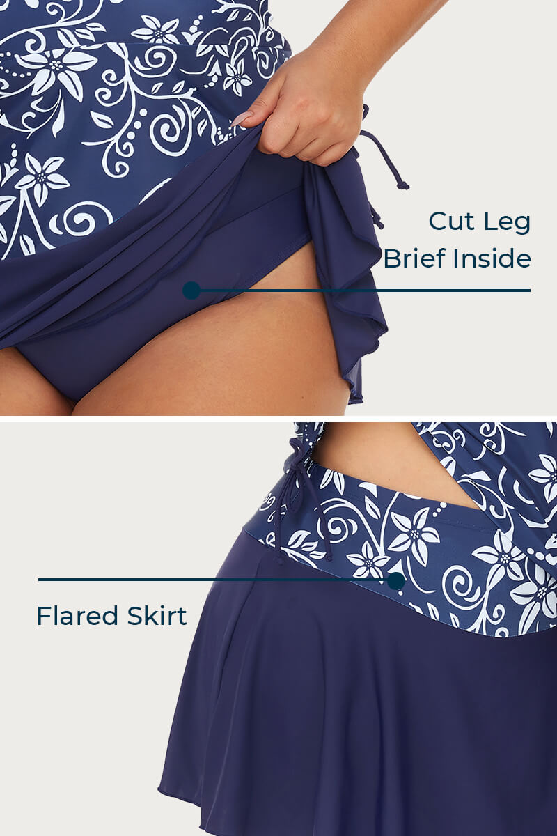 plus-size-two-piece-retro-floral-racerback-tankini-swimsuit#color_sprout-navy