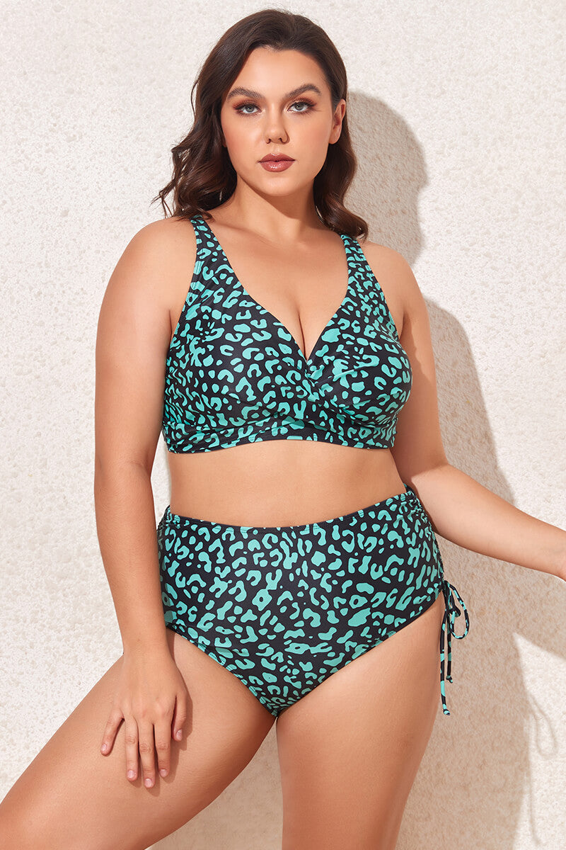 plus-size-twist-front-bikini-swimsuit-with-swimsuit-bottom#color_leopard-30